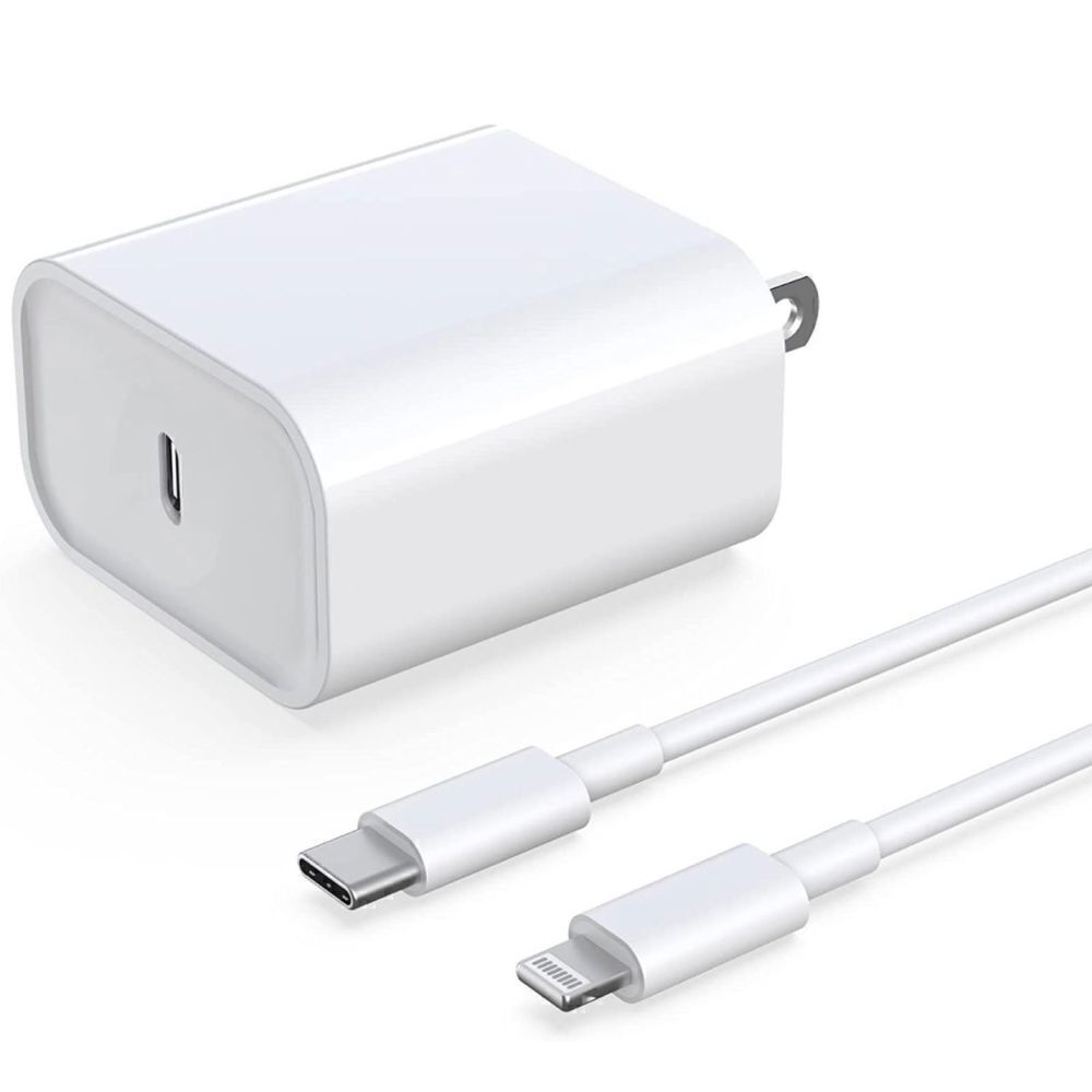 20W PD Charger w/ 6FT Cable, Fast Charging iPhone Charger, MFI Certified